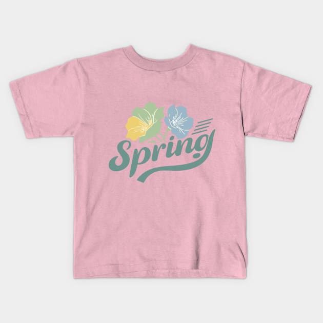 Spring Floral | Cute design for spring season Kids T-Shirt by Tee brush